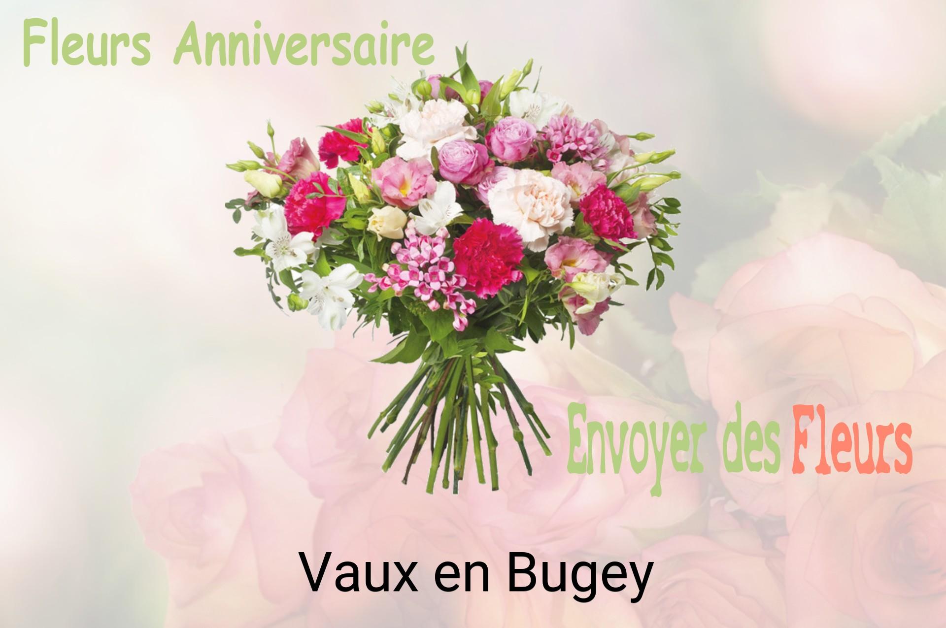 Bouquet de fleurs d’anniversaire livré à Vaux-en-Bugey